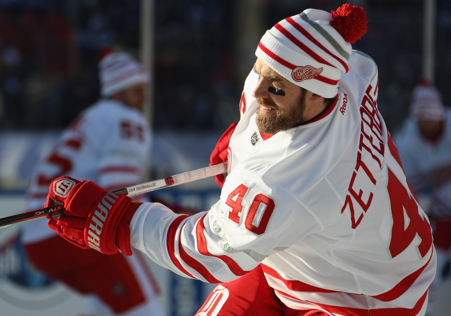 red wings centennial classic jersey