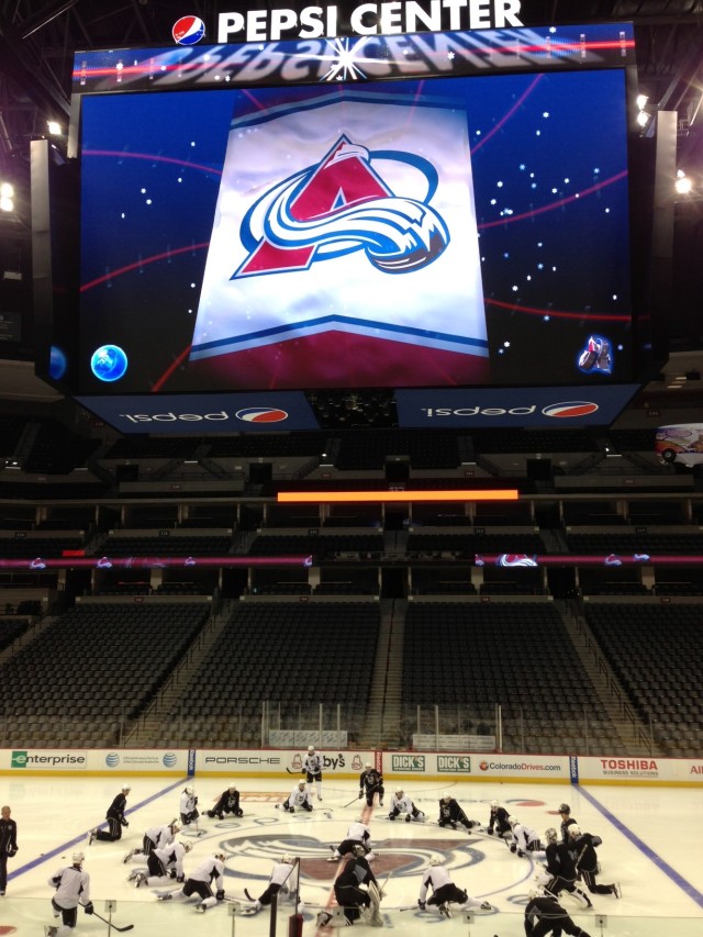 Pepsi Center Scoreboard