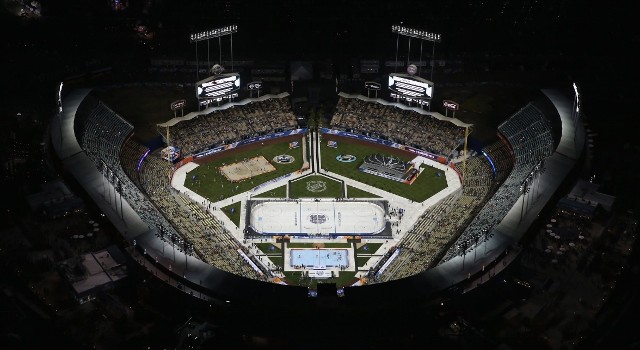 Photos, video audio: Kings take BP at Dodger Stadium - LA Kings Insider