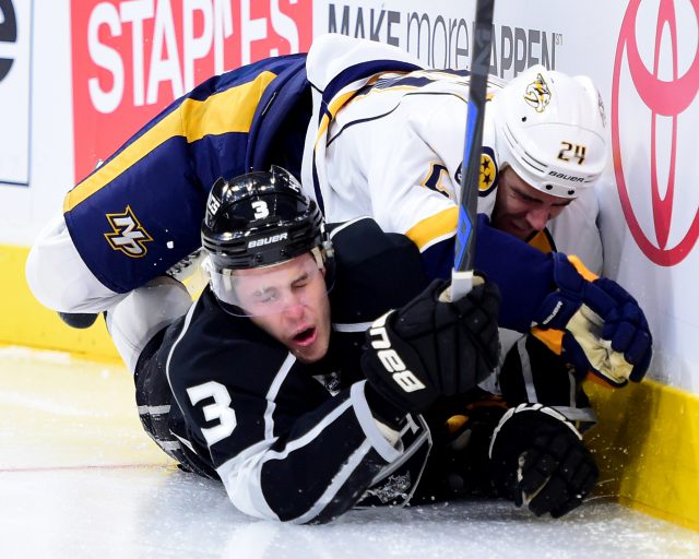 at Staples Center on October 31, 2015 in Los Angeles, California.