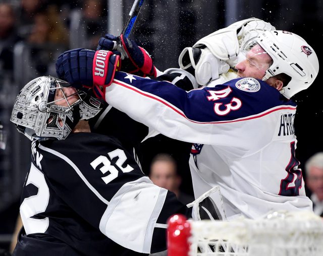 Columbus Blue Jackets v Los Angeles Kings