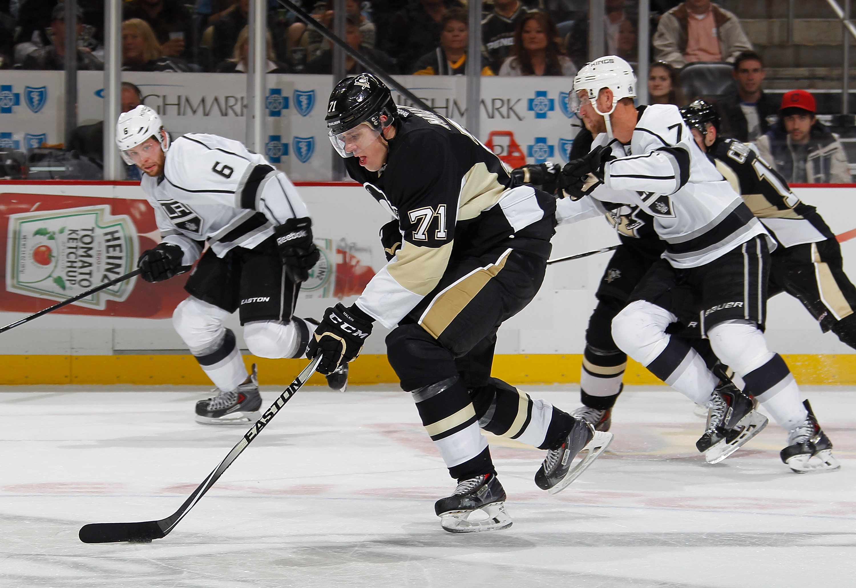 Лучшая пятерка 3. Los Angeles Kings vs Pittsburgh Penguins. Картинка Kings против Penguins.