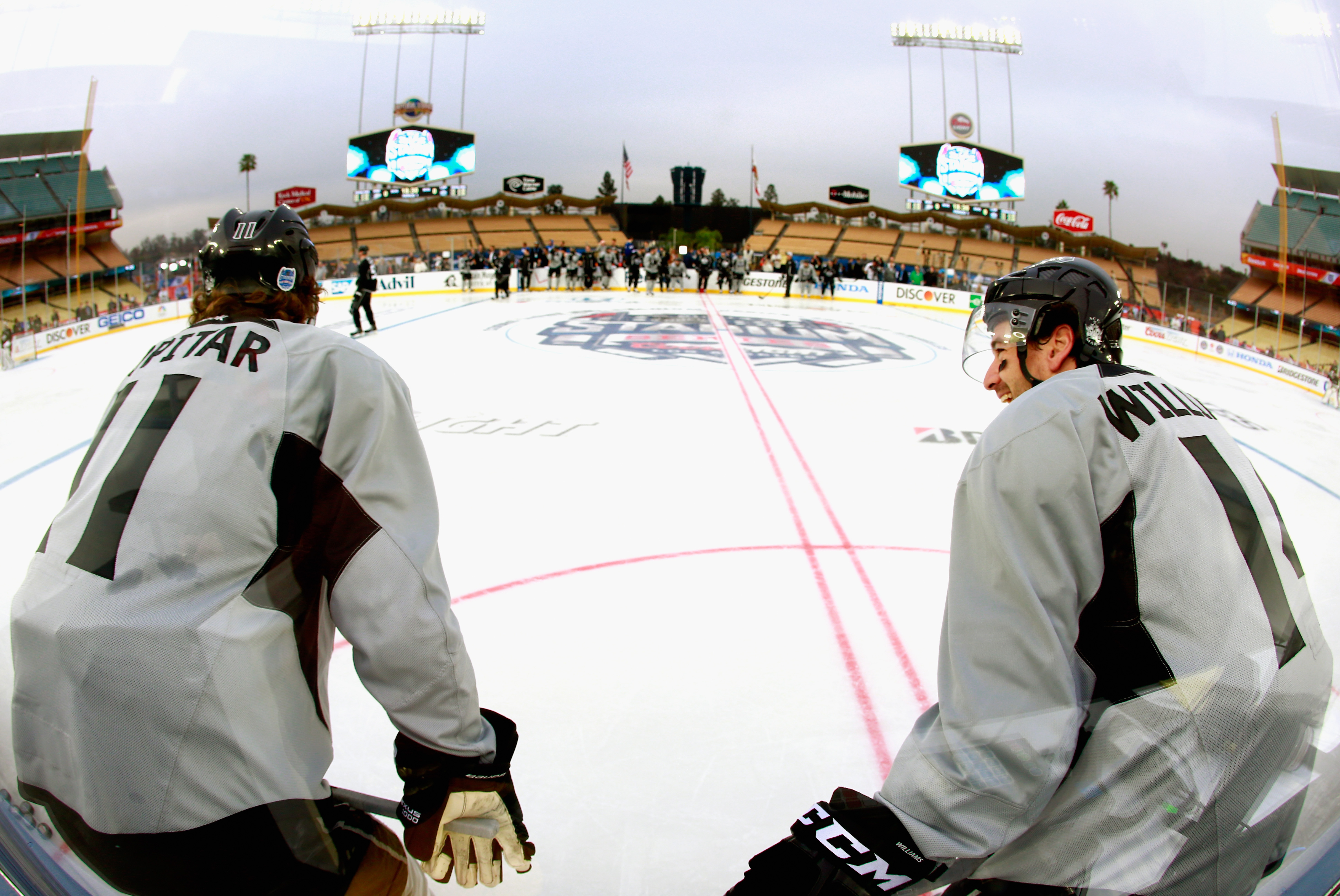 2014 NHL Stadium Series - Los Angeles - Practice Sessions And Family Skate