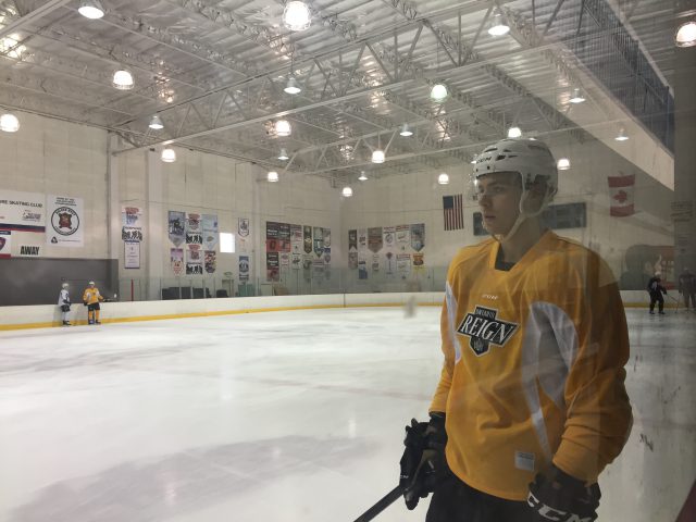 Adrian Kempe returns to practice