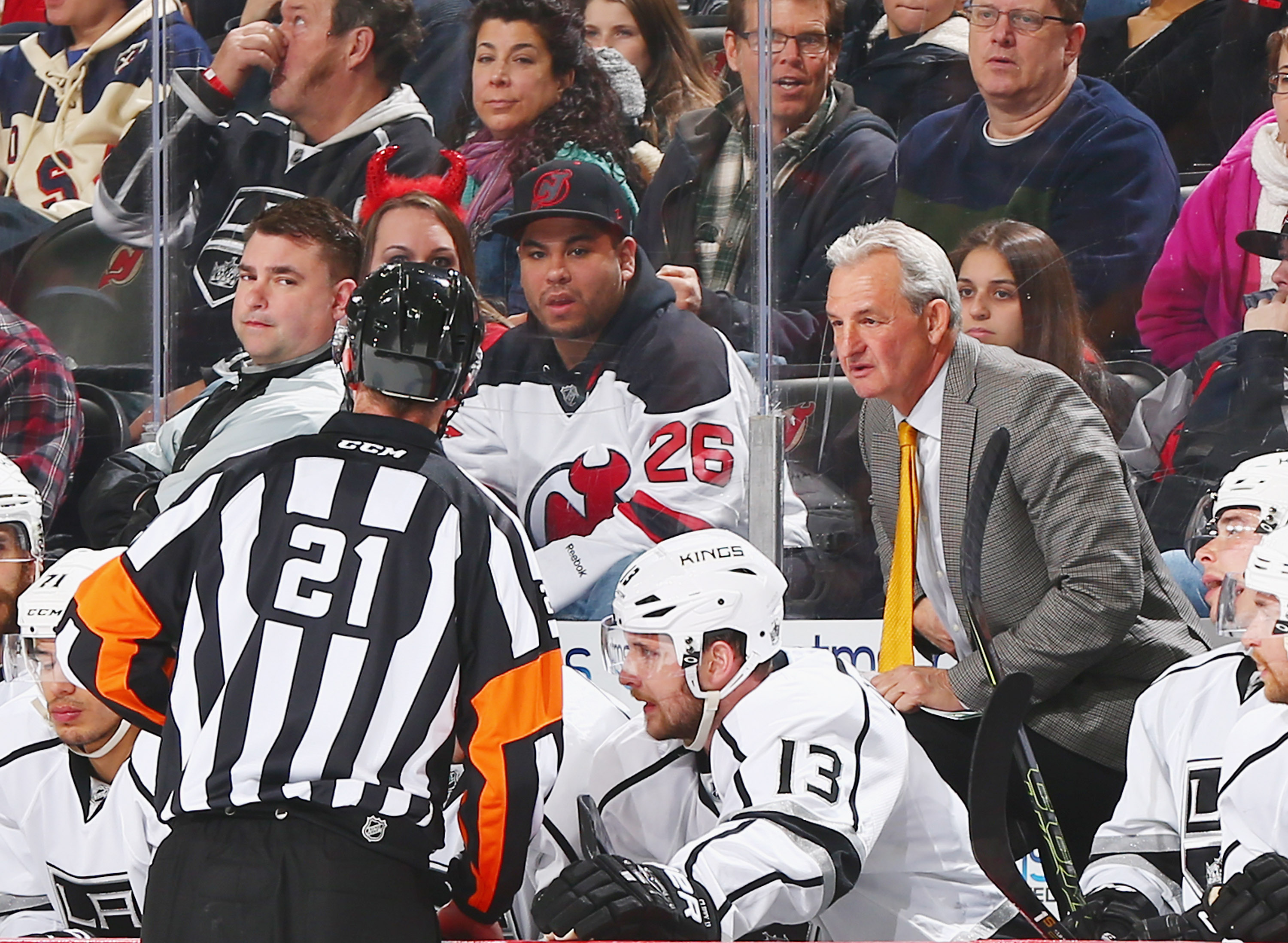 Los Angeles Kings at New Jersey Devils, Prudential Center, Newark