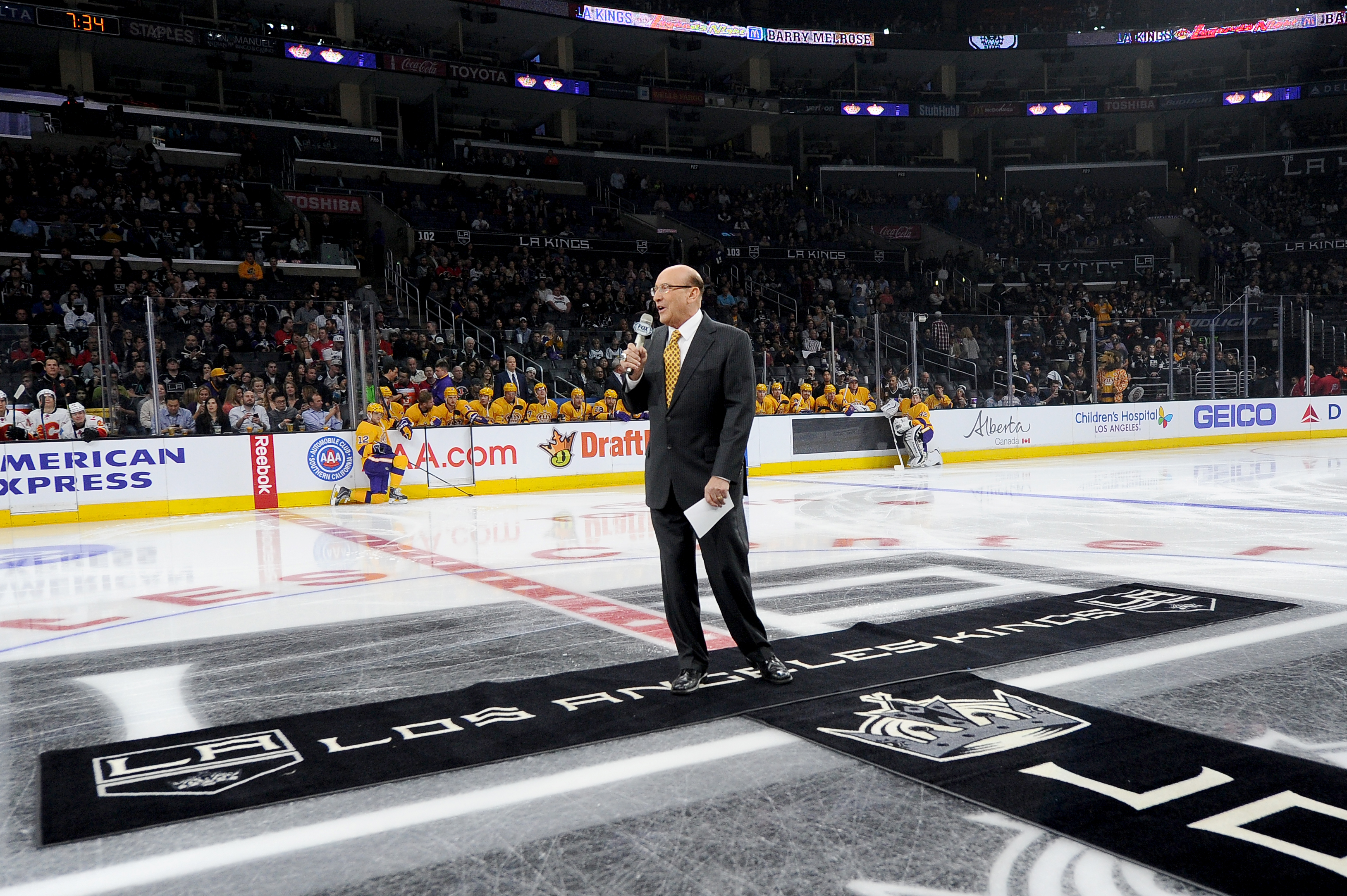 Calgary Flames v Los Angeles Kings