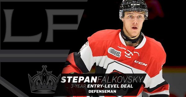 Stepan Falkovsky signs three-year ELC - LA Kings Insider