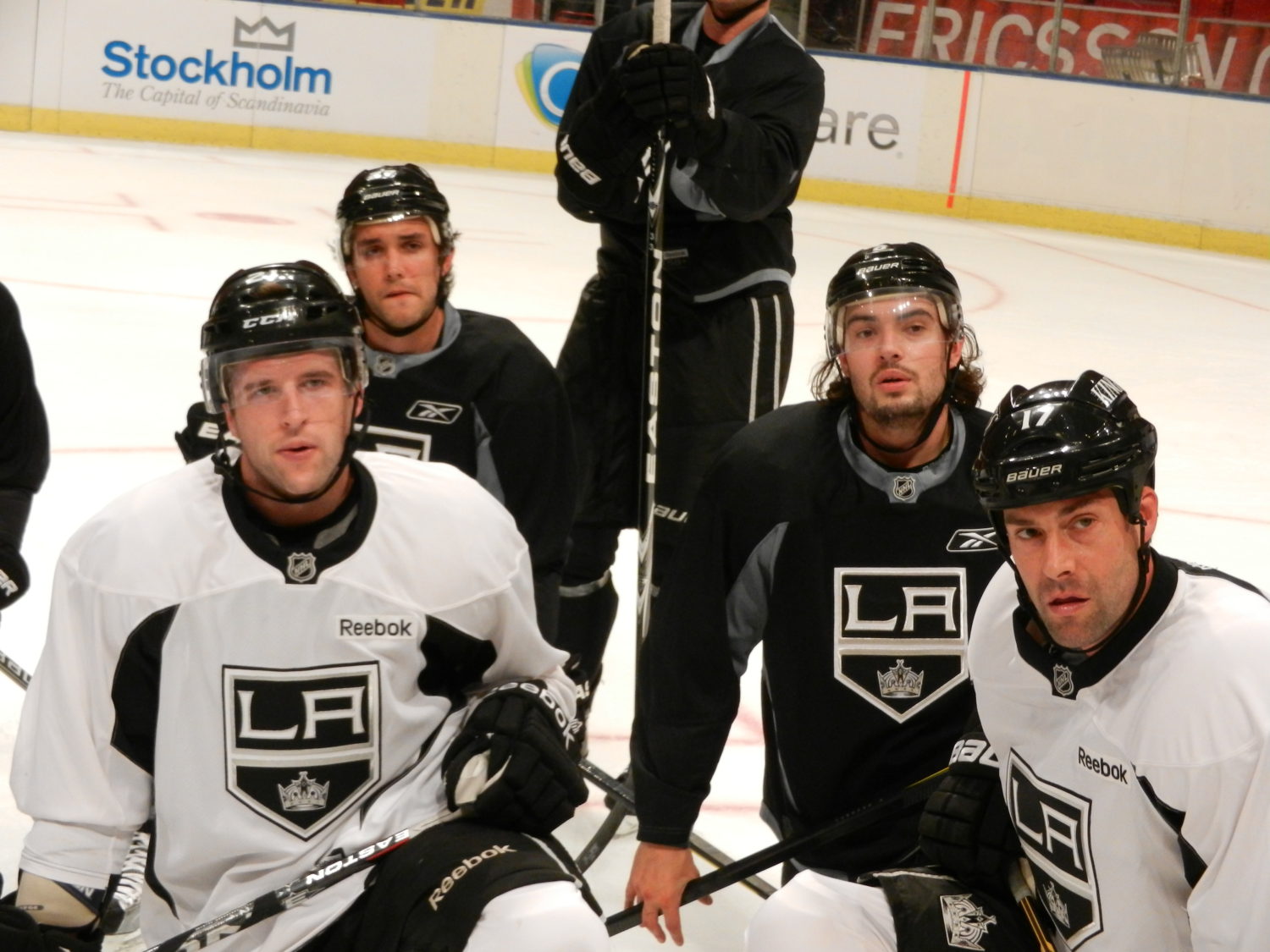 Los Angeles Kings Jonathan Quick Official White Reebok Premier