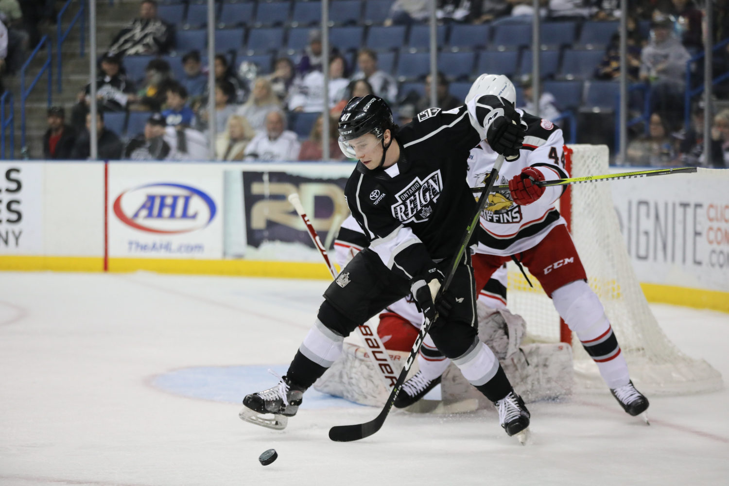 LA Kings: Aidan Dudas talks early struggles, adjustments to pro hockey