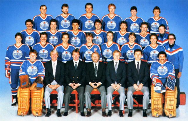 PAUL COFFEY Signed Edmonton Oilers 1984 Stanley Cup Champions Puck - HOF 04