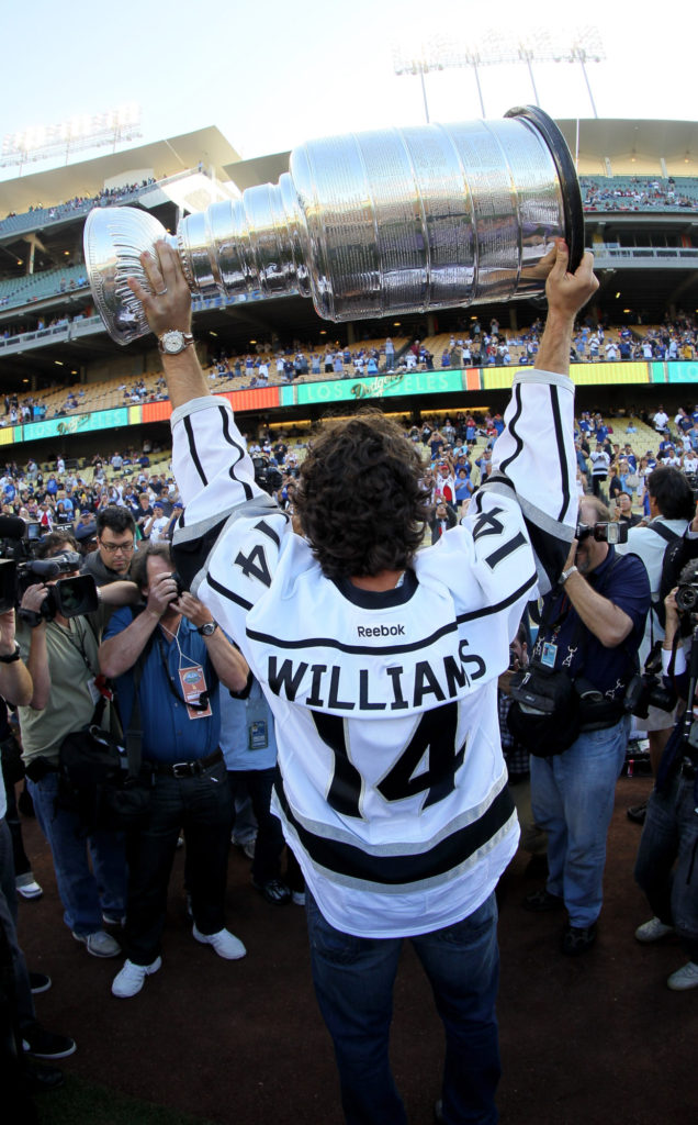 Justin Williams Los Angeles Kings Signed 2014 Stanley Cup Reebok