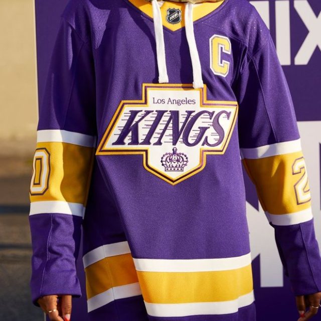 retro la kings purple jersey