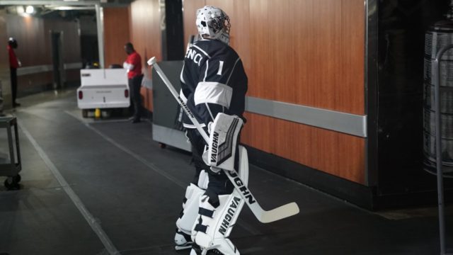 LA Kings: Aidan Dudas talks early struggles, adjustments to pro hockey