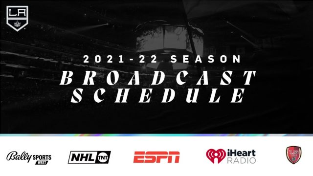 Kings announce full broadcast schedule for 2021-22 season - LA Kings