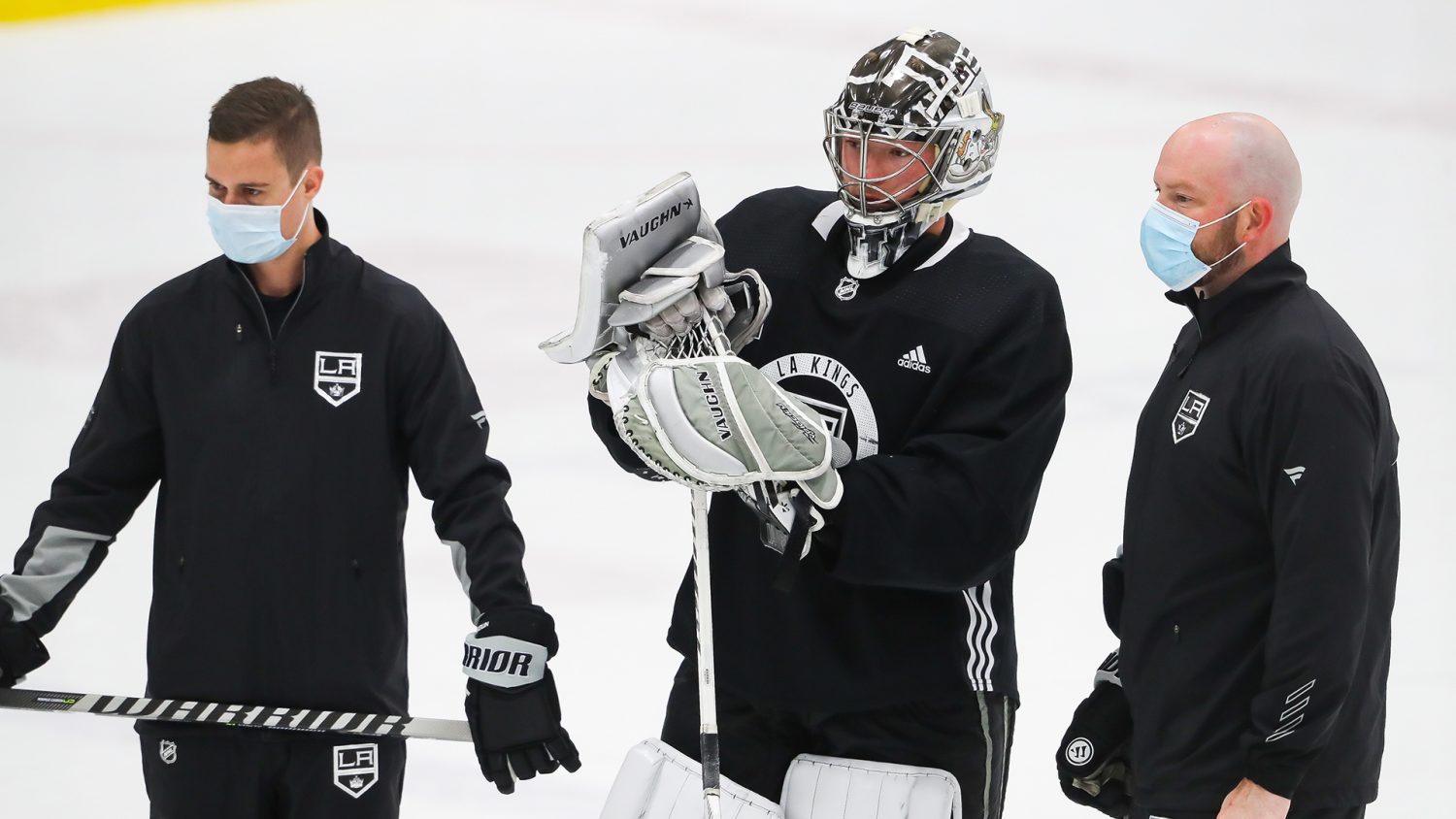 adidas Men's Black Los Angeles Kings 2021/22 Alternate Logo