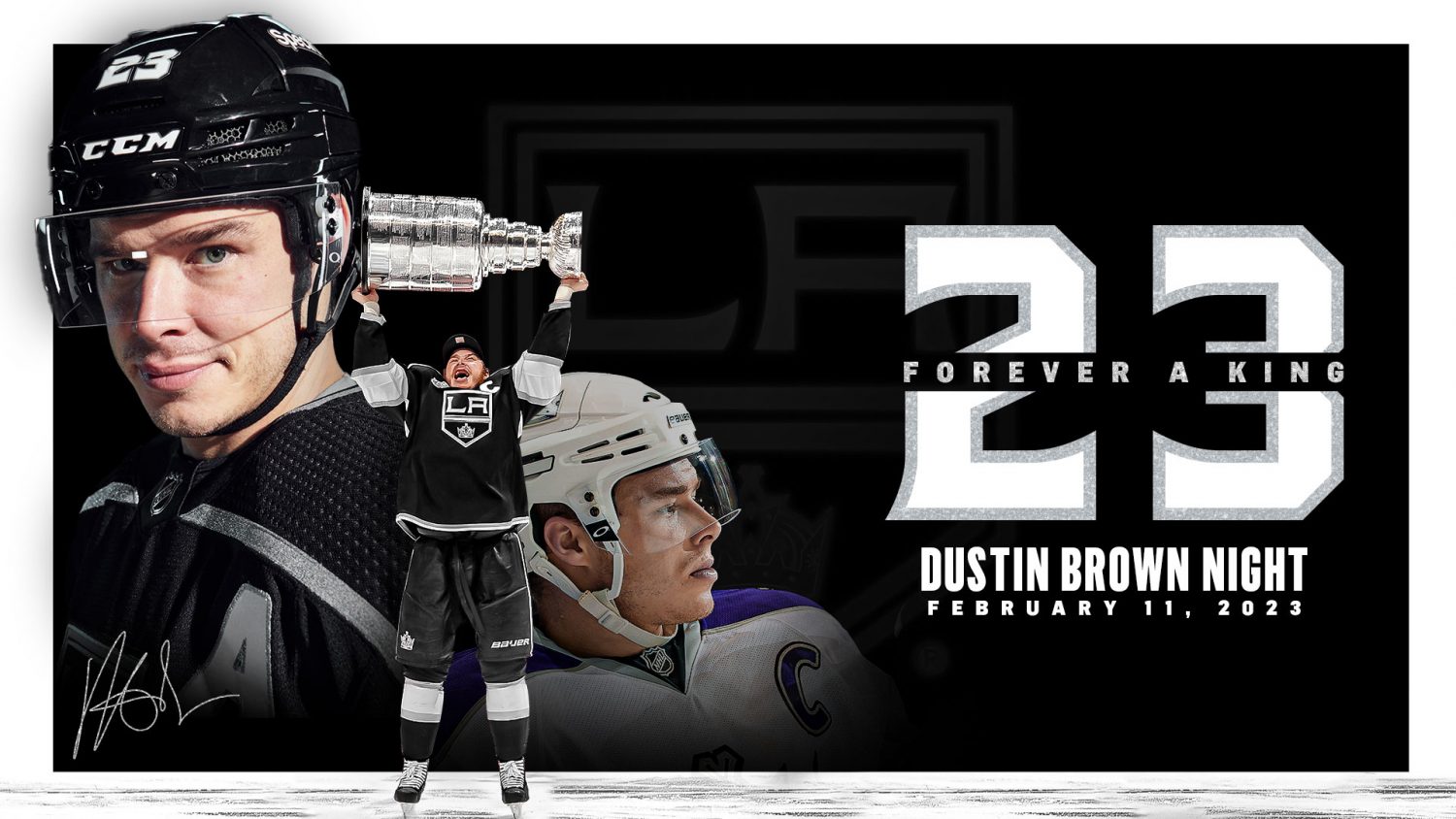 Kings to honor Dustin Brown and retire number 23 on February 11