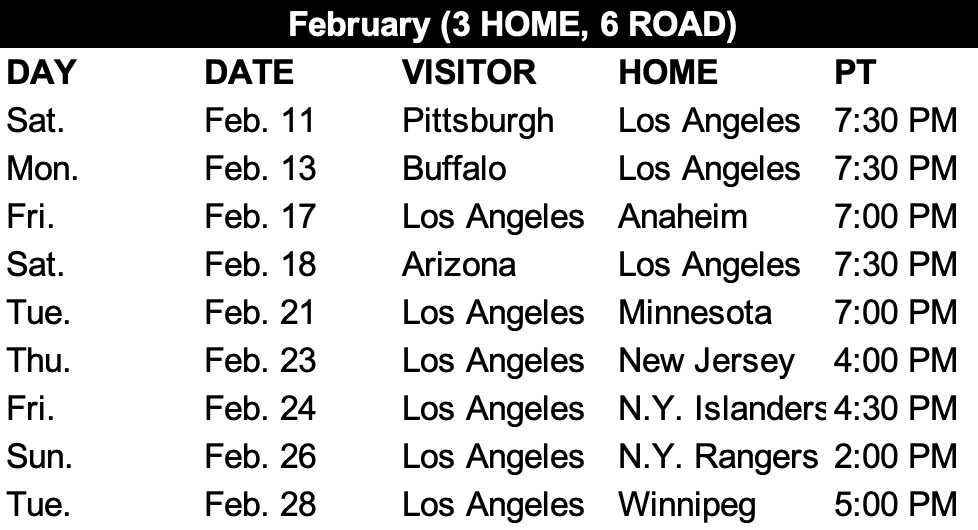The alternate jersey schedule for the @lakings #uniswag