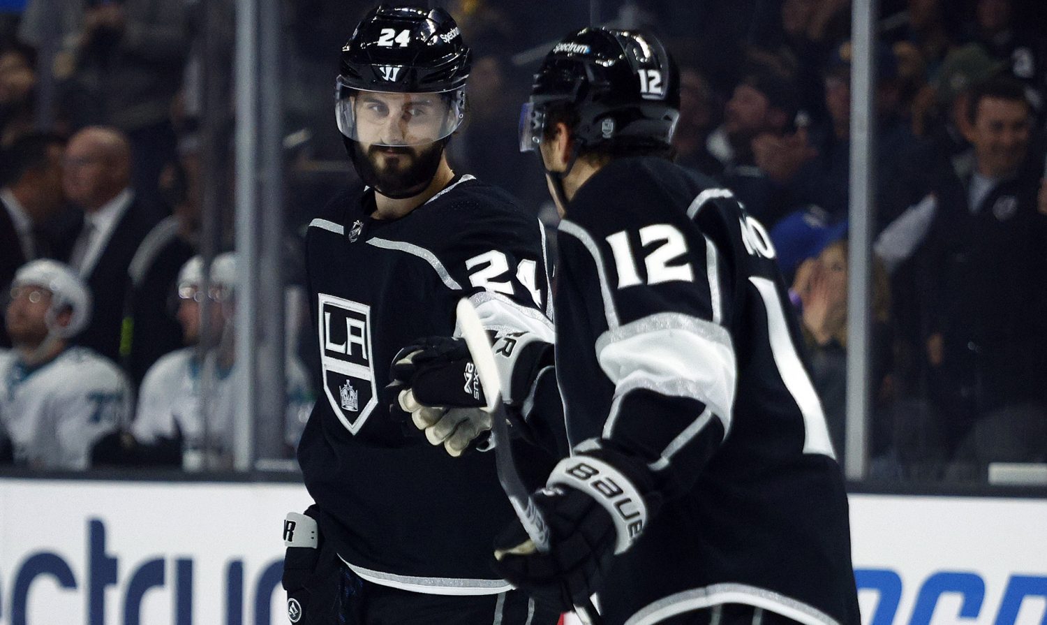 Watch: Drew Doughty & Trevor Moore At Dodger Stadium For L.A.