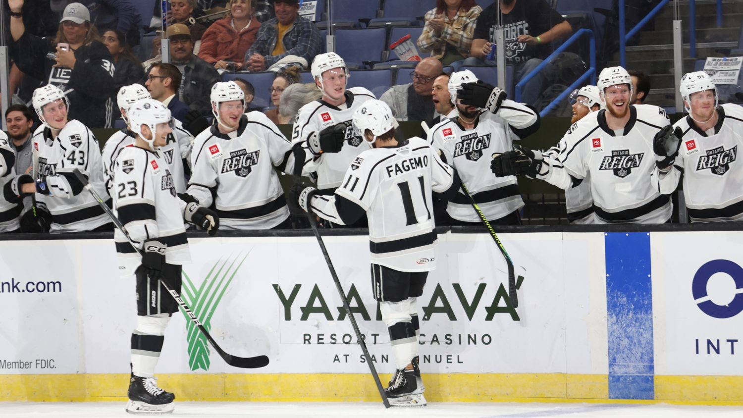 Ontario Reign Official Center Ice Game Puck –