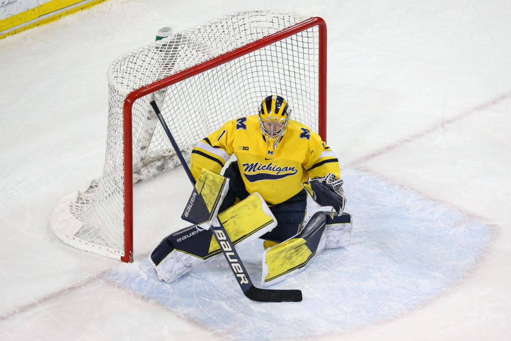 Michigan goalie traded in NHL deal 