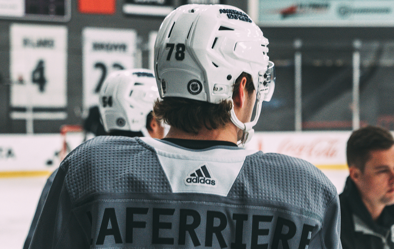 ANY NAME AND NUMBER LOS ANGELES KINGS THIRD AUTHENTIC ADIDAS NHL